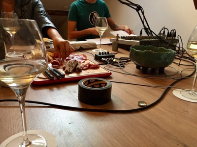 L’équipe de Pardon Maman à l’apéro